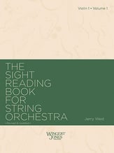 The Sight-Reading Book for String Orchestra Violin 1 string method book cover